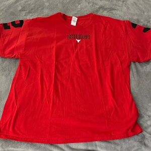 Gildan Red Chicago Bulls Tee